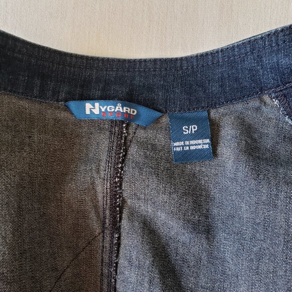 Nygard Sport Asian streetwear Stretch denim with satin patches Jacket Bohemian - Picture 7 of 10